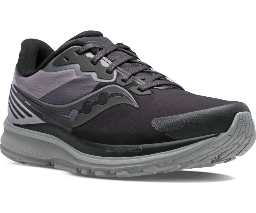 Saucony Ride 14 Runshield Women's Running Shoes Black / Grey | AU 200KORI